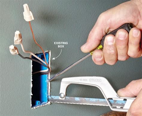 how to remove a junction box|replacing electrical outlet box.